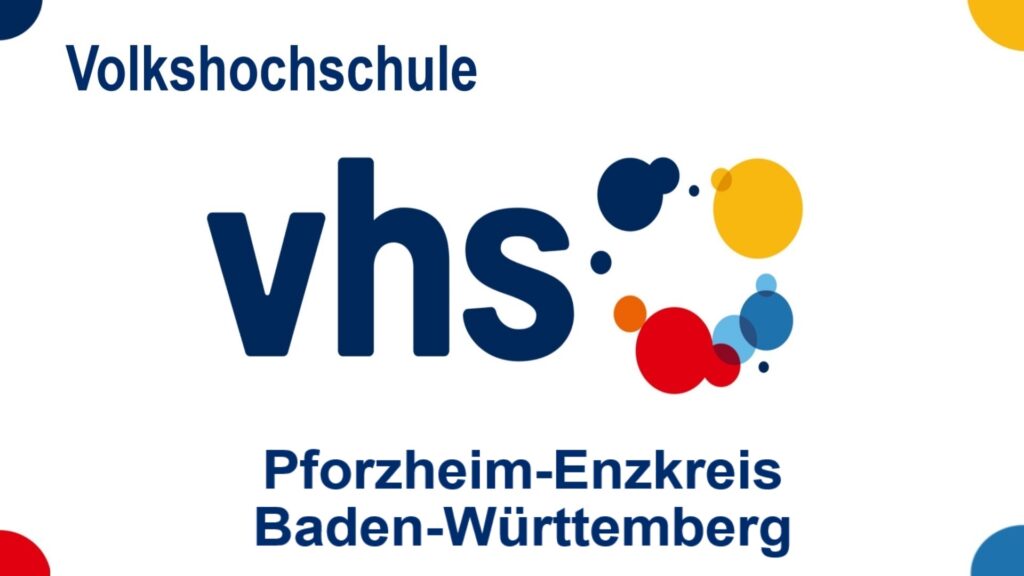 Logo der Volkshochschule Pforzheim-Enzkreis, Bildungsangebote zu Energiewende, Solar und Photovoltaik.