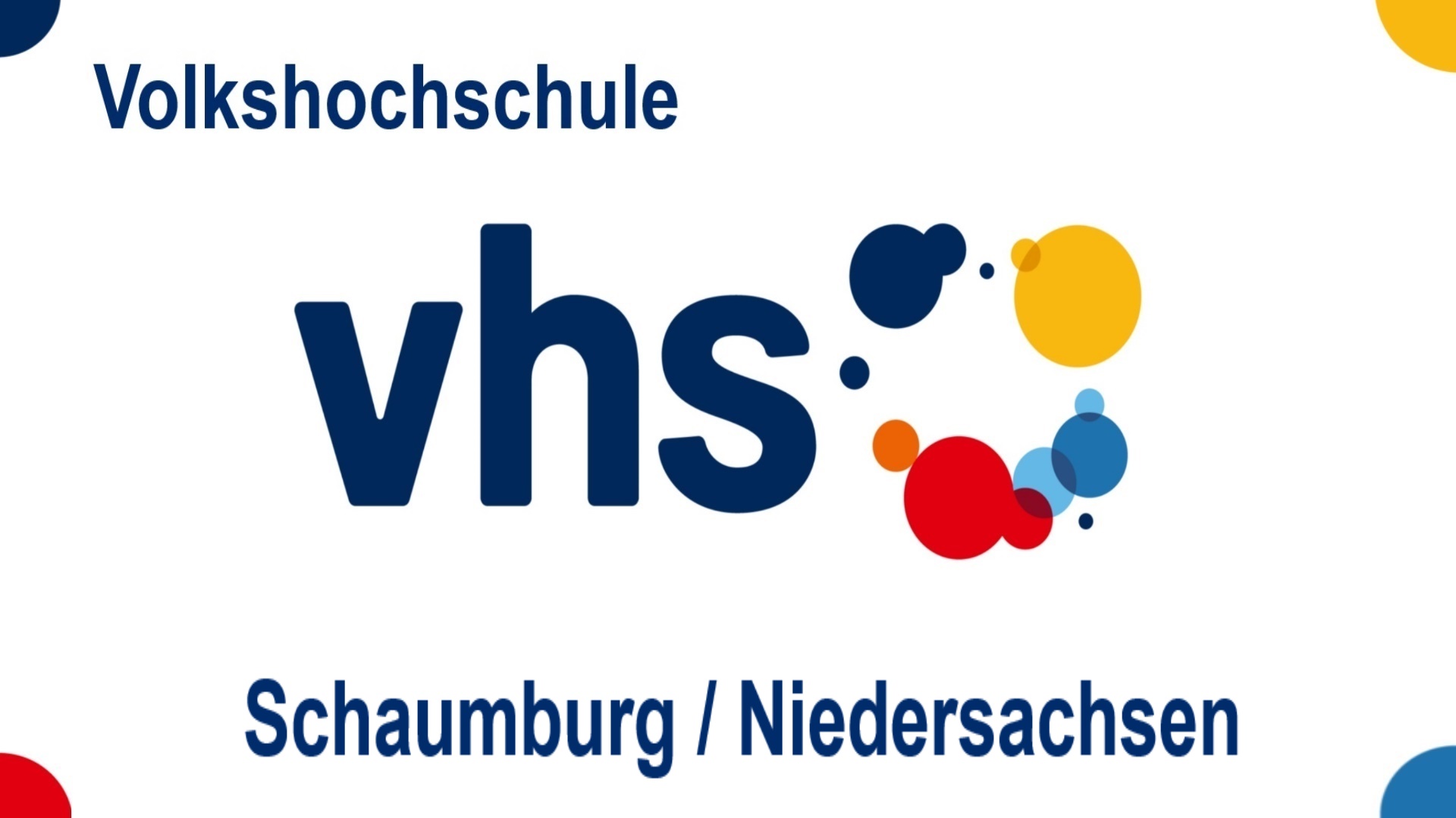 Logo der Volkshochschule Schaumburg in Niedersachsen, Angebote zu Energiespeichern, Energiewende, Solar und Photovoltaik.