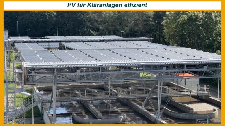 Photovoltaikanlagen auf Kläranlagen in Neuwied, Trier und Eching – nachhaltige Solarenergie für die Energiewende.
