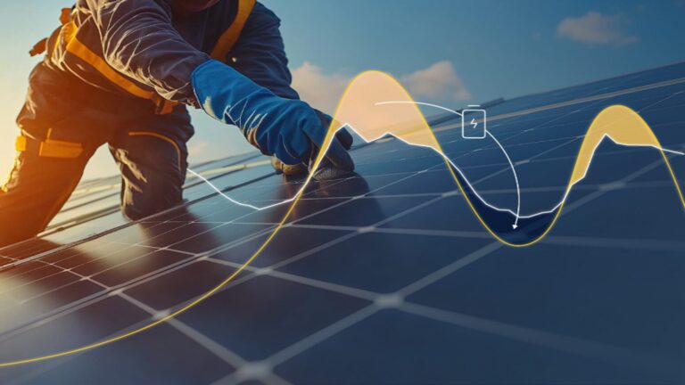 Titelbild der Broschüre "PV-Drehbuch für die nächste Legislaturperiode" des PV Think Tank, das kostenlos heruntergeladen werden kann. Der Fokus liegt auf Photovoltaik und Energiespeichern.