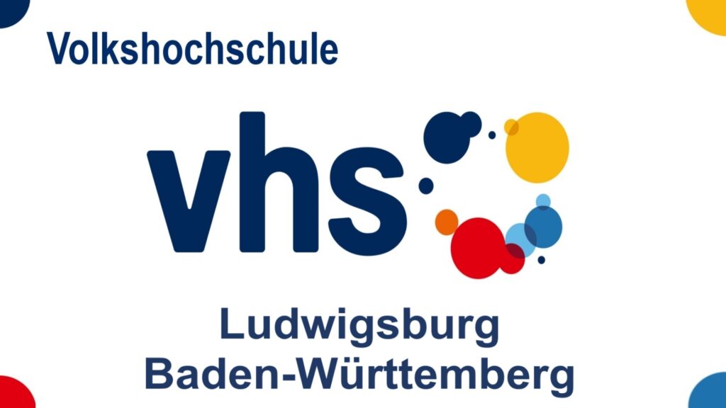 Logo der Volkshochschule Ludwigsburg, Angebote zu Energiespeicher, Energiewende, Solar und Photovoltaik.