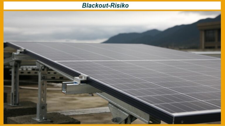 Freiflächen-Solaranlage zeigt die Bedeutung von Photovoltaik und Energiespeichern für die Netzstabilität.