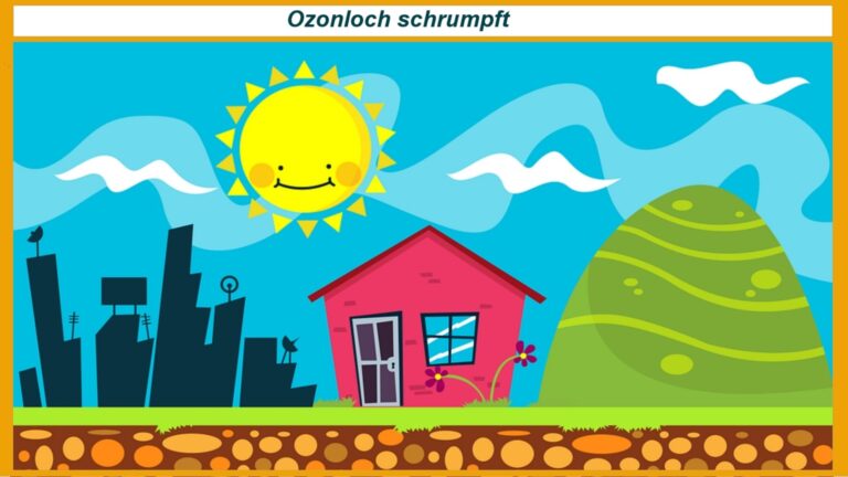 Eine malerische Landschaft mit blühender Natur und klarem Himmel – Symbol für eine gesunde Umwelt und den positiven Effekt der Erholung der Ozonschicht.