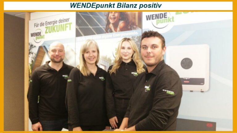 Das Team von WENDEpunkt – einem jungen Unternehmen für Photovoltaik und Energiewende-Lösungen.