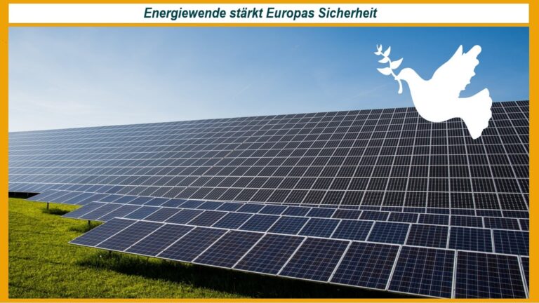 Photovoltaik und Energiewende stärken Europas Sicherheit – jeder Solar-Euro ersetzt fossile Abhängigkeit