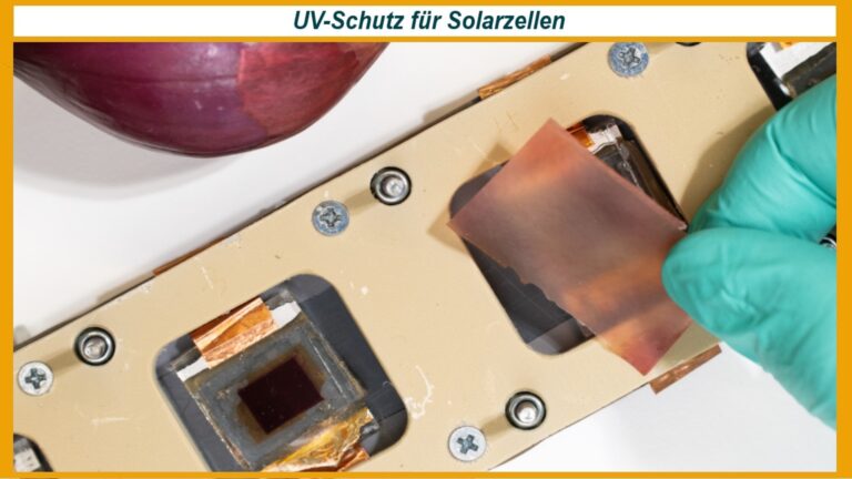 Eine Laboraufnahme zeigt, wie ein UV-Schutzfilm aus Nanocellulose und Zwiebelhautextrakt aufgetragen wird.