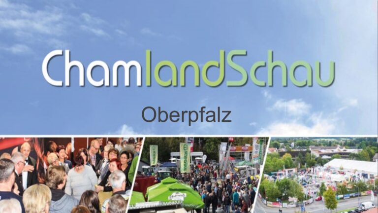 Logo der ChamlandSchau mit Bezug zu Photovoltaik und Energiewende