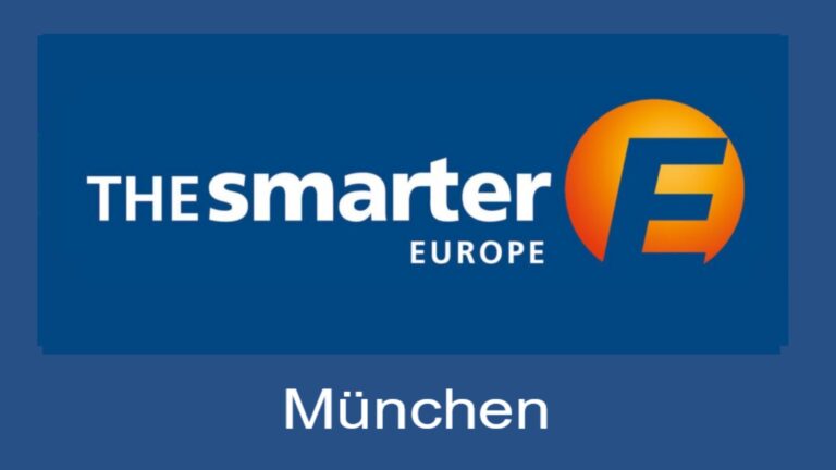 Logo der The smarter E Europe mit Fokus auf erneuerbare Energien und Photovoltaik