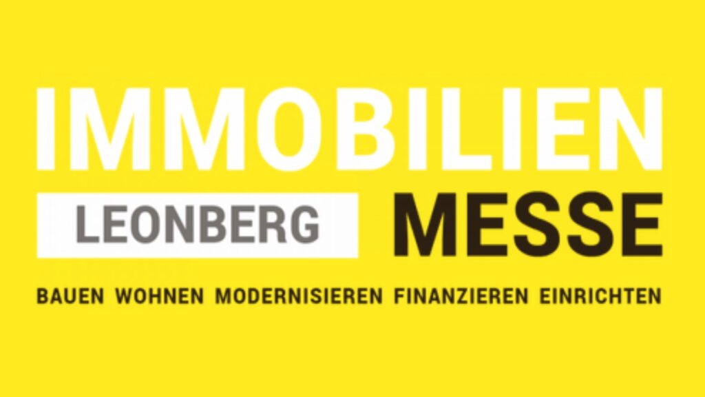 Logo der Immobilien Messe Leonberg mit Fokus auf Photovoltaik und Energiewende