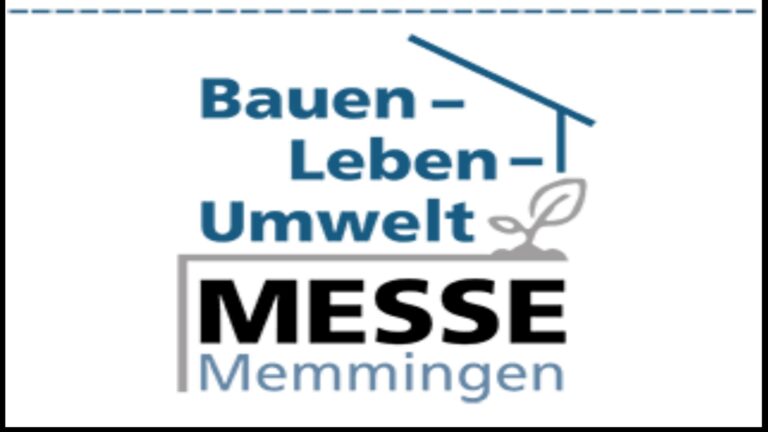 Logo der Messe Bauen-Leben-Umwelt mit Fokus auf Photovoltaik und Energiewende