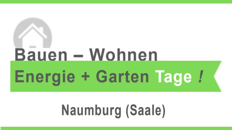 Logo der Bauen-Wohnen-Energie + Garten Tage mit Fokus auf Photovoltaik und nachhaltigem Bauen