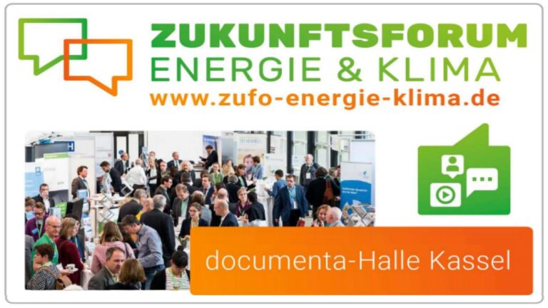 Logo der Messe Zukunftsforum Energie & Klima mit Fokus auf Photovoltaik und Energiewende
