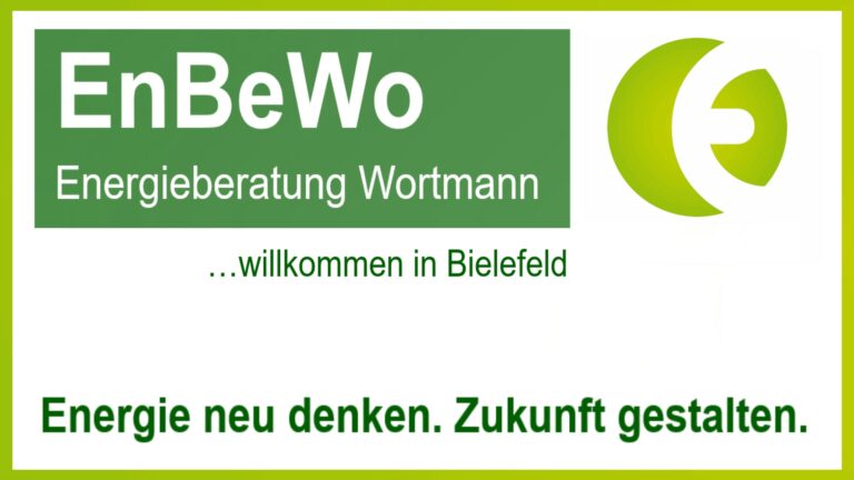 Logo der EnBeWo Energieberatung Wortmann – Ihr Partner für nachhaltige Energielösungen und Energieeffizienz.