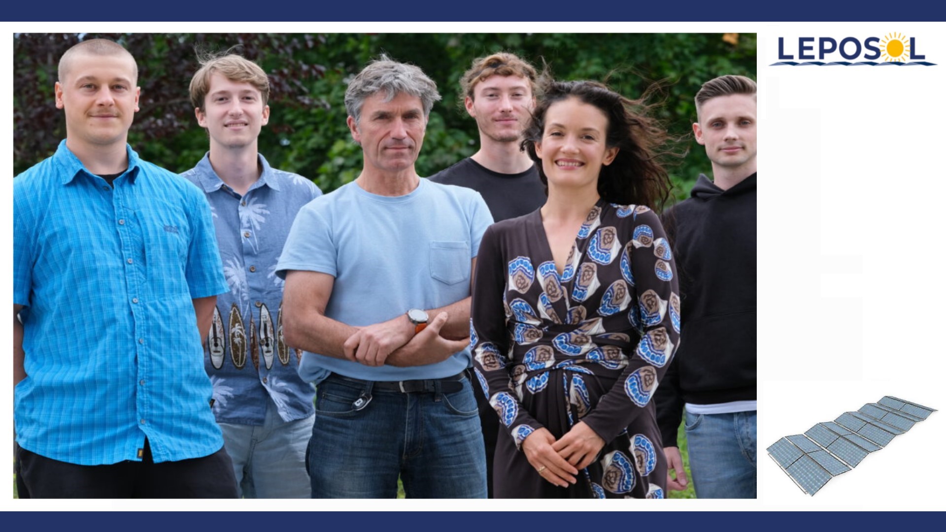 Das engagierte Team der LEPOSOL GmbH – Experten für innovative Photovoltaiklösungen in Cottbus.