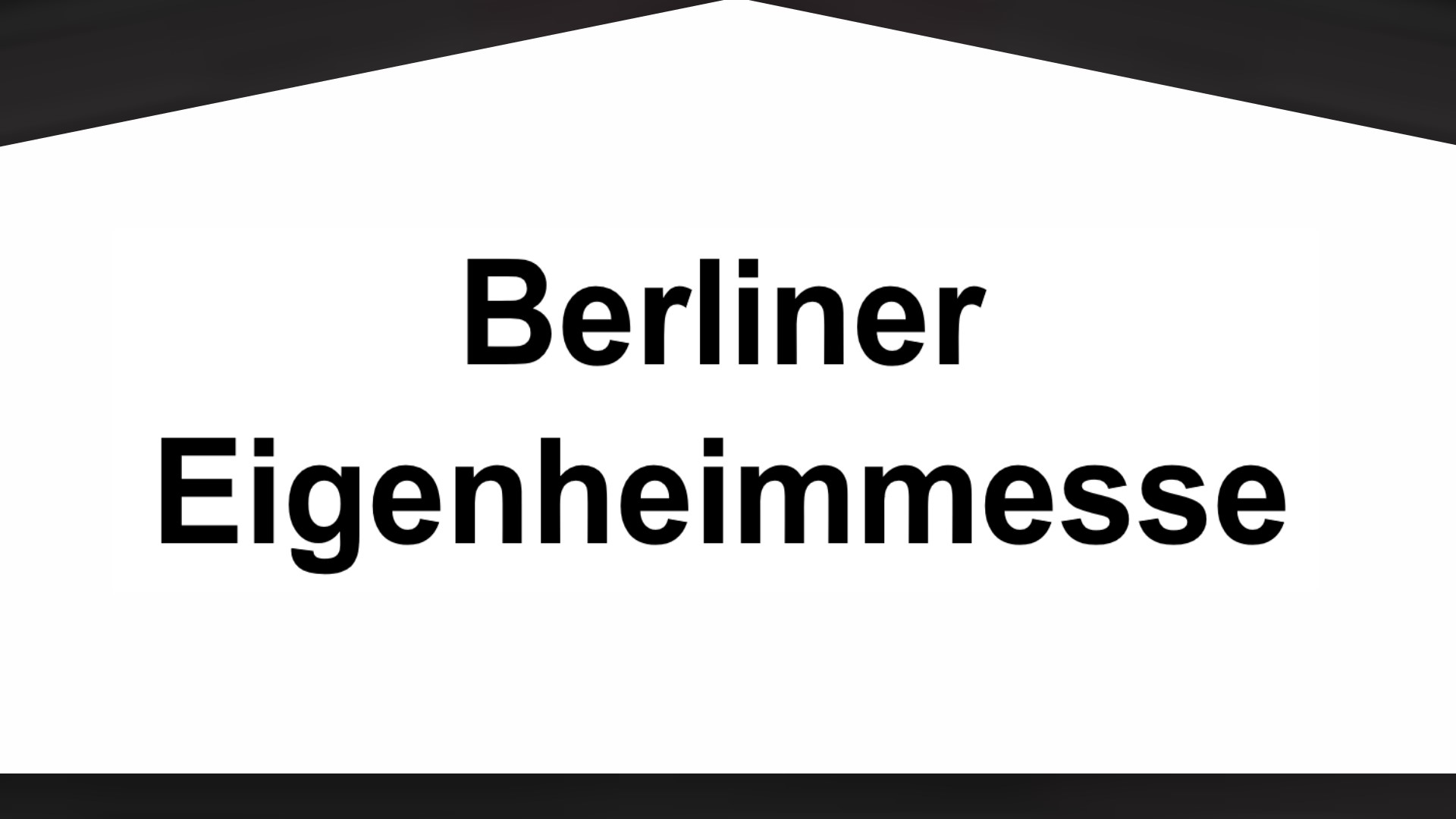 Logo der Berliner Eigenheimmesse mit Fokus auf Photovoltaik und Energiewende