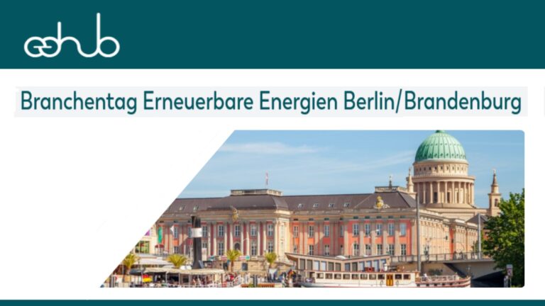 Logo Branchentag Erneuerbare Energien Berlin/Brandenburg, Messe zu Energiewende und PV