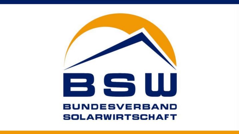 Logo des BSW, Bundesverband der Solar- und Speicherwirtschaft für Photovoltaik und Energiewende