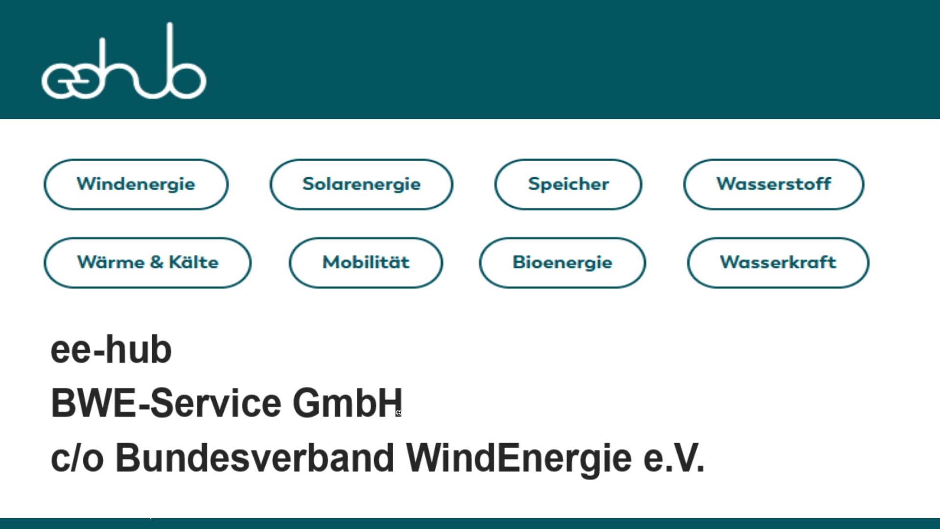 Logo des ee-hub, Anbieter von Photovoltaik-Seminaren und Veranstaltungen zur Energiewende