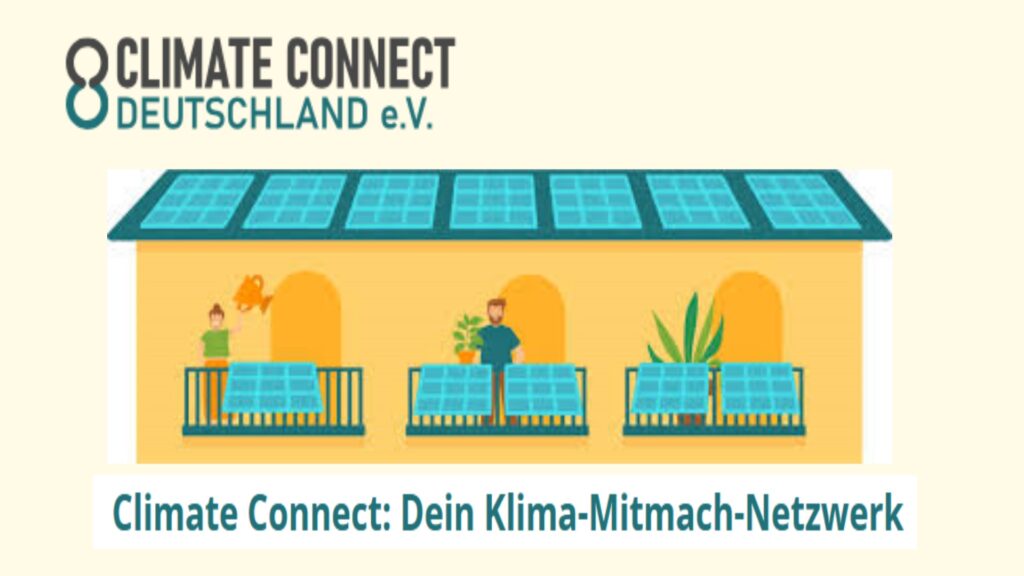 Logo von Climate Connect Deutschland e.V., Veranstalter für Photovoltaik-Seminare und Klimaschutz-Vorträge