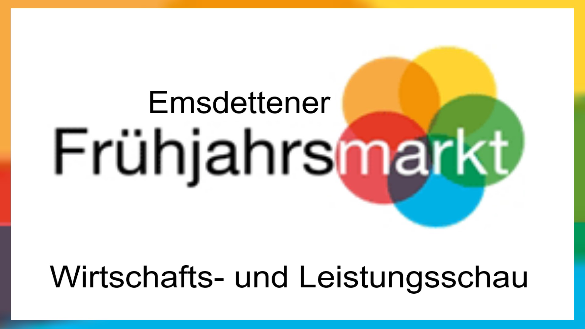 Logo der Wirtschafts- und Leistungsschau Emsdetten mit Photovoltaik- und Energiewende-Angeboten.