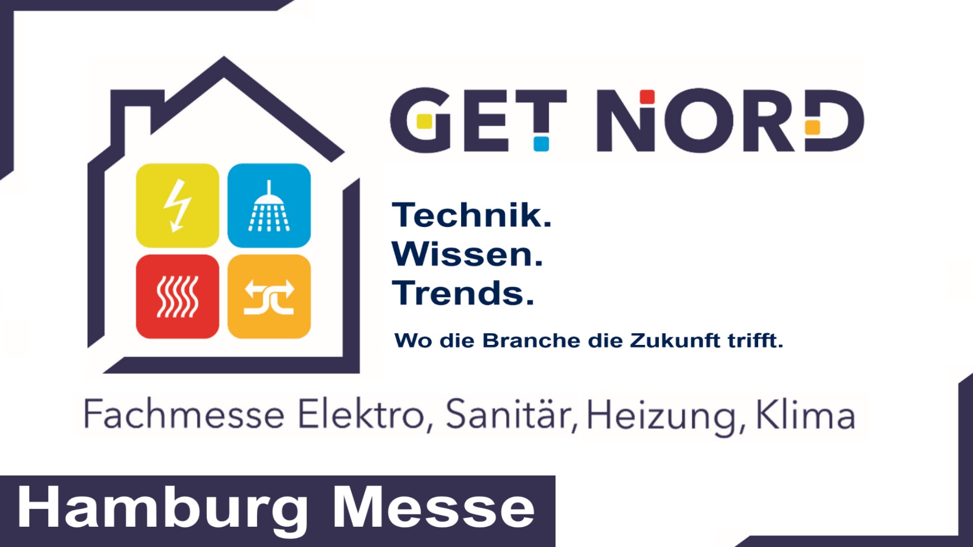 Logo GET NORD Hamburg – Messe für Photovoltaik, Energiespeicher und Gebäudetechnik