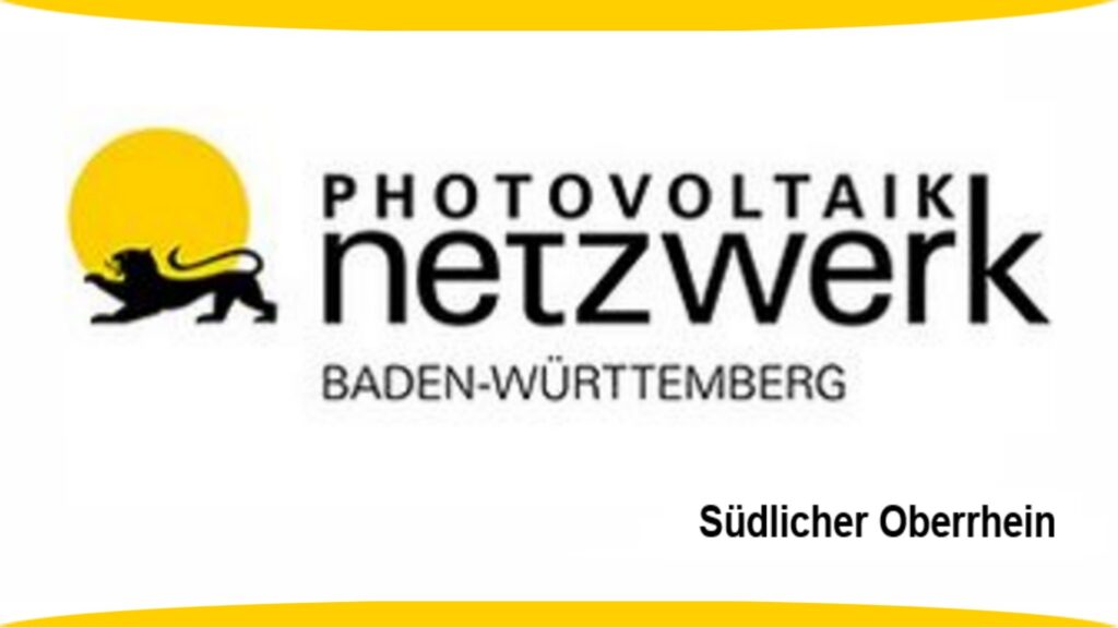 Logo des Veranstalters Photovoltaiknetzwerk Südlicher Oberrhein zu PV-Veranstaltungen