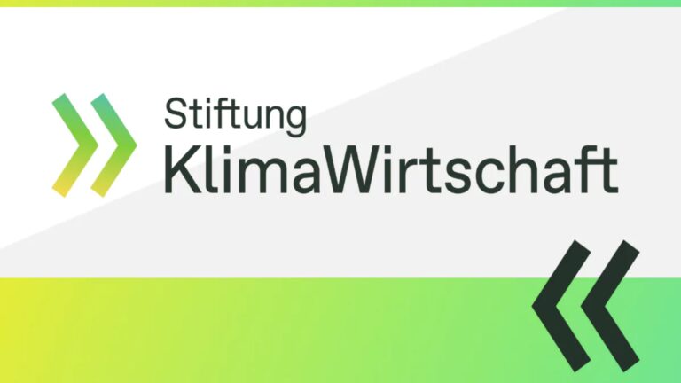 Logo der Stiftung KlimaWirtschaft, Impulsgeberin für klimafreundliche Wirtschaftspolitik