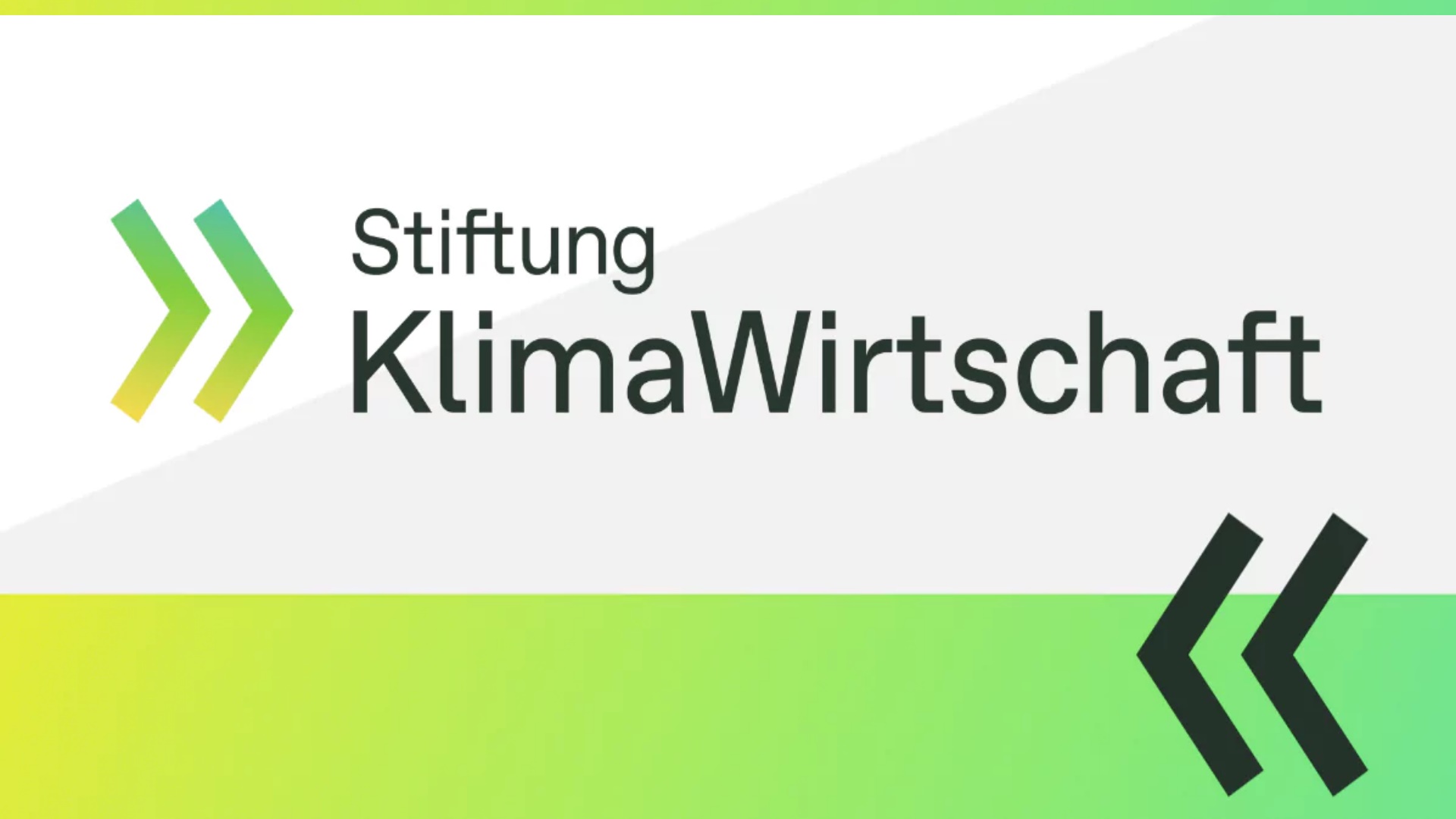 Logo der Stiftung KlimaWirtschaft, Impulsgeberin für klimafreundliche Wirtschaftspolitik