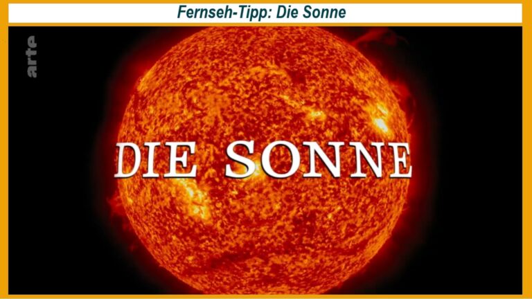 Filmtitelbild mit glühender Sonne, Symbol für Energiequelle und Energiewende.
