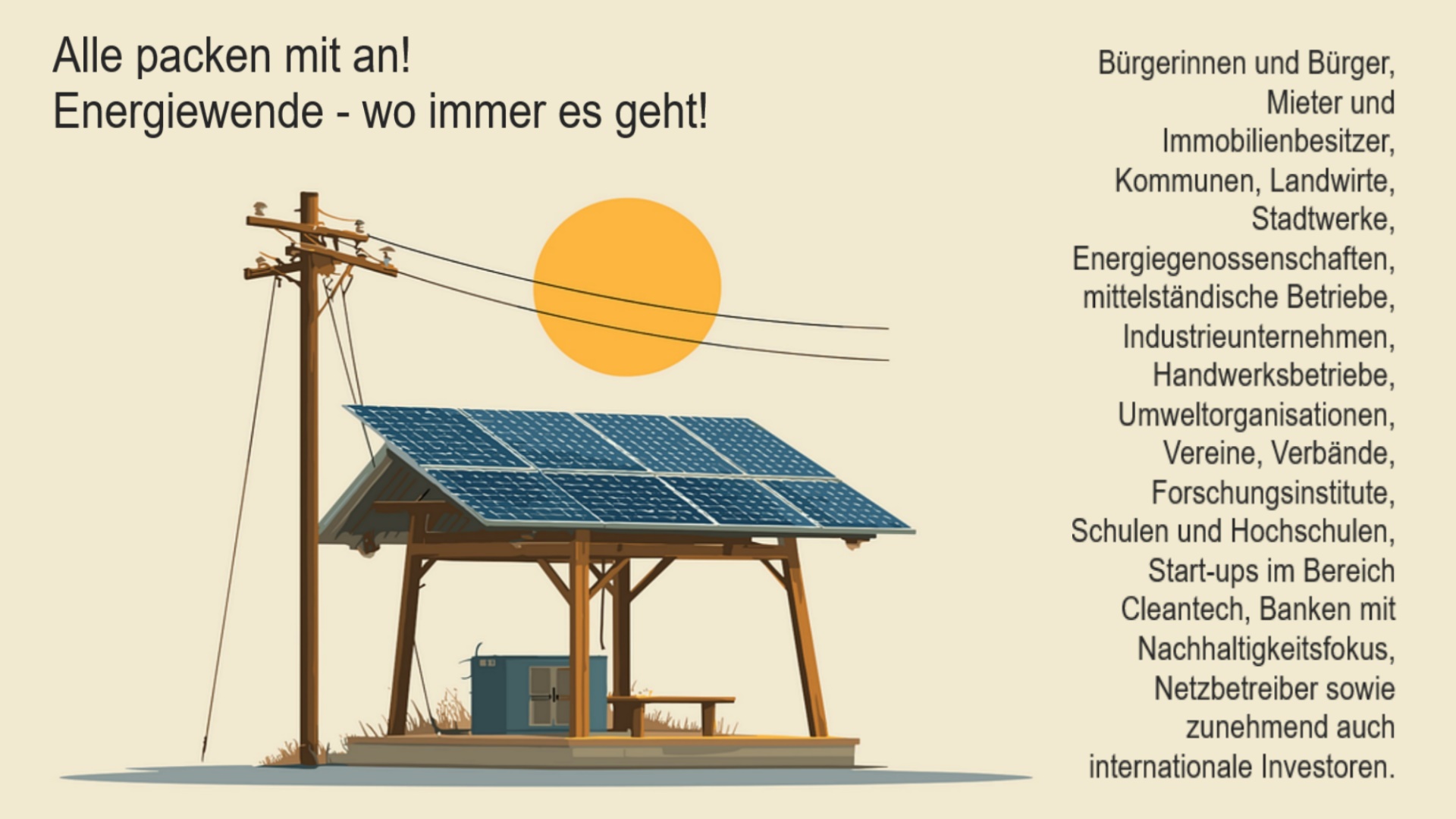 Symbolbild: Ein kleines Haus mit Photovoltaikanlage auf dem Dach – umgeben von Natur und Sonne.