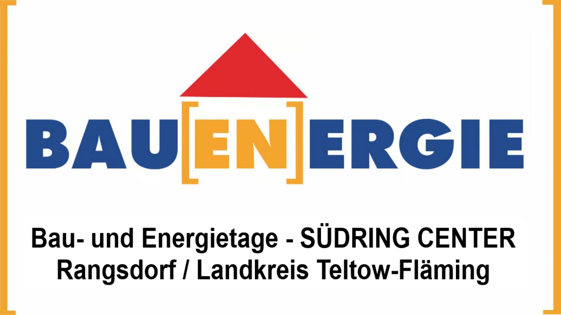 Logo der Energiesparmesse in Rangsdorf zu Photovoltaik, Umwelt und nachhaltigem Bauen.