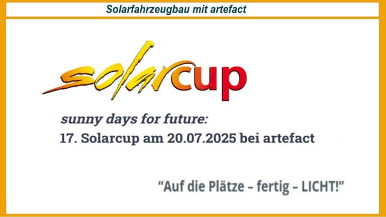 Kinder und Jugendliche bauen mit Solar-Bausätzen Fahrzeuge für den Wettbewerb zur Energiewende.
