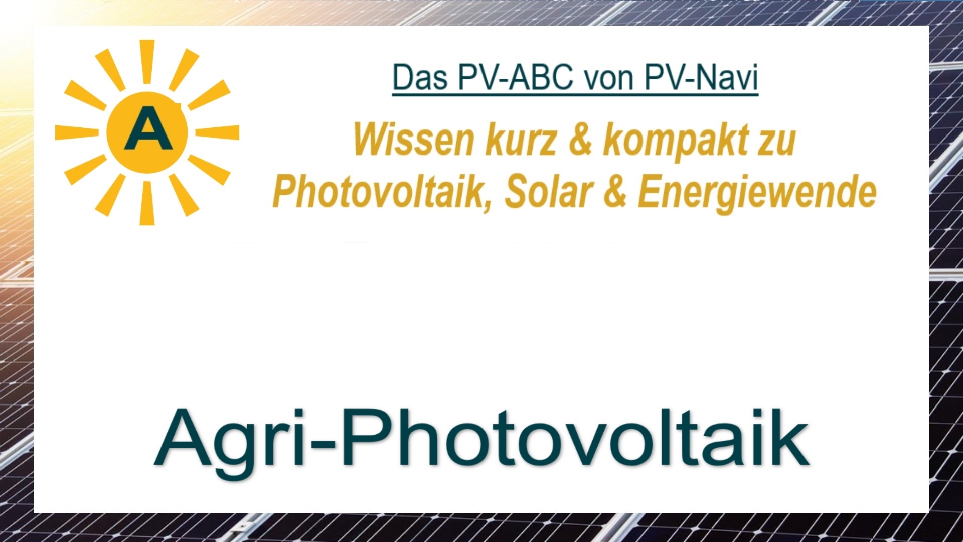 Agri-Photovoltaik kombiniert Landwirtschaft und Photovoltaik, indem Solarmodule über Feldern installiert werden, ohne Anbauflächen zu verlieren.
