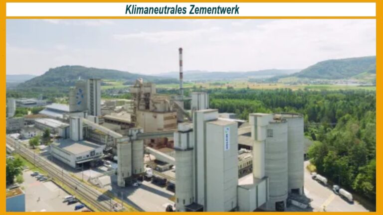 Das Bild zeigt ein Holcim-Betonwerk als Symbol für die Zementproduktion des Unternehmens. Es veranschaulicht die industrielle Dimension und den CO₂-Ausstoß, den Holcim künftig mit Projekten wie dem klimaneutralen Werk in Lägerdorf reduzieren möchte.