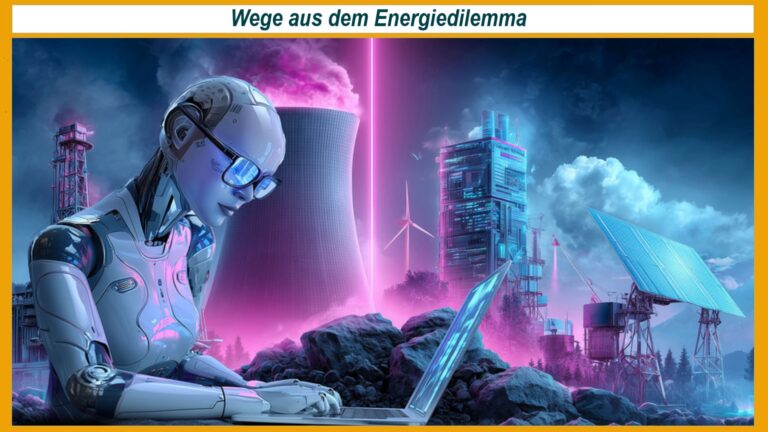 Symbolbild: Künstliche Intelligenz sowie die Elektrifizierung des Verkehr- und Gebäude-Sektors treiben den Strombedarf massiv in die Höhe