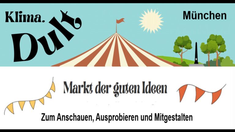 Logo der Veranstaltung Klimadult zu Klimaschutz und Photovoltaik in München
