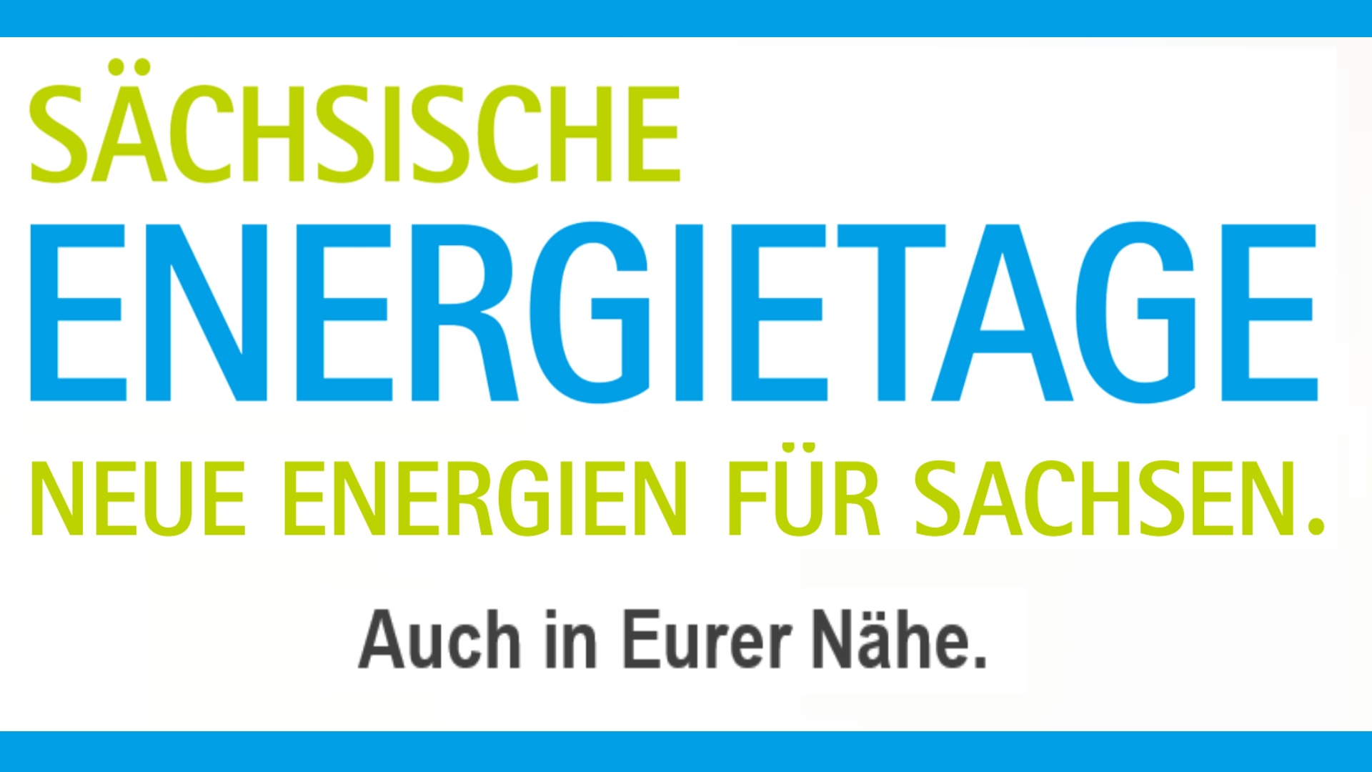 Logo der Sächsischen Energietage zu erneuerbaren Energien, Energiewende und Photovoltaik in Sachsen.