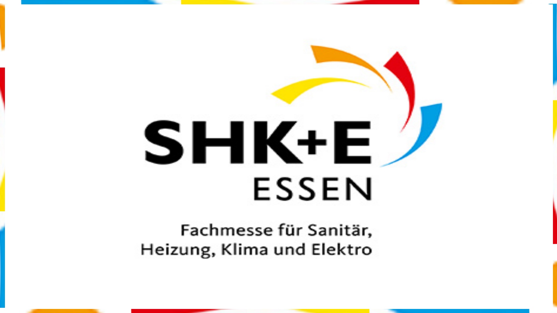Logo der Fachmesse SHK+E für Sanitär, Heizung, Klima und Elektro mit Fokus Energiewende, Photovoltaik und Energiespeicher.