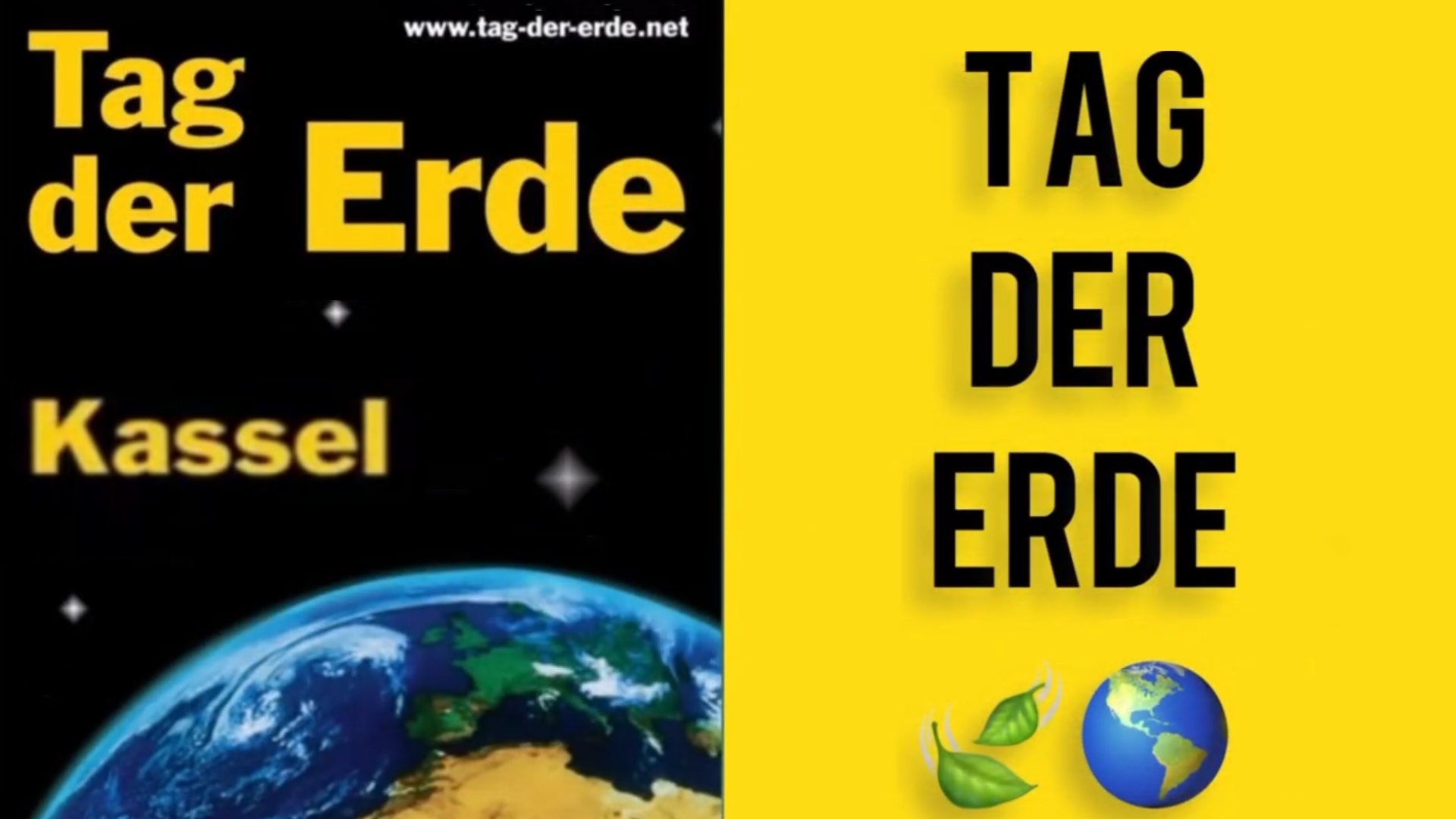 Logo zum Tag der Erde als internationaler Aktionstag für Umwelt, Energiewende und nachhaltige Entwicklung.
