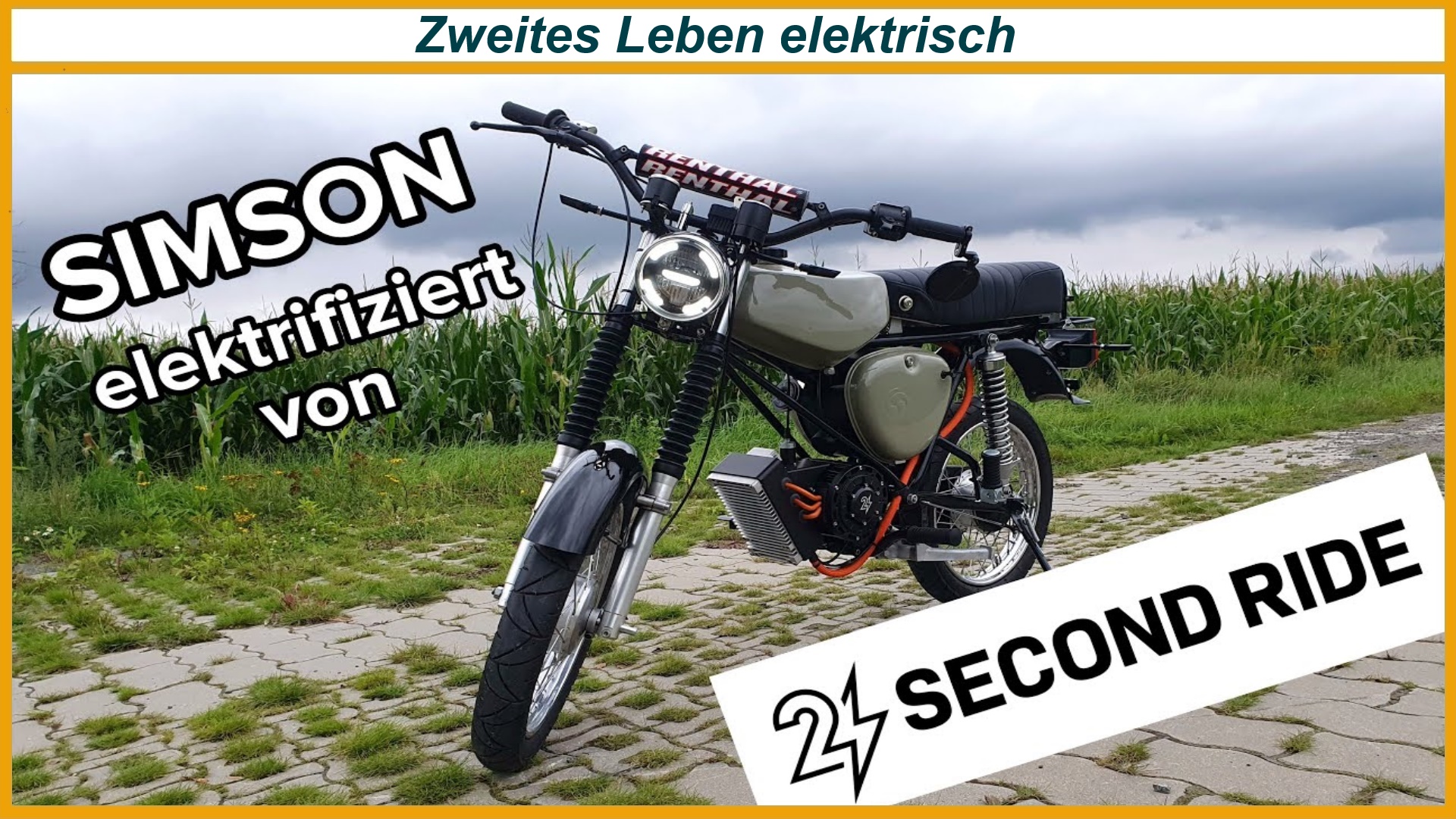 Elektrifiziertes Simson Moped zeigt nachhaltige Mobilität durch Umbau auf Elektroantrieb