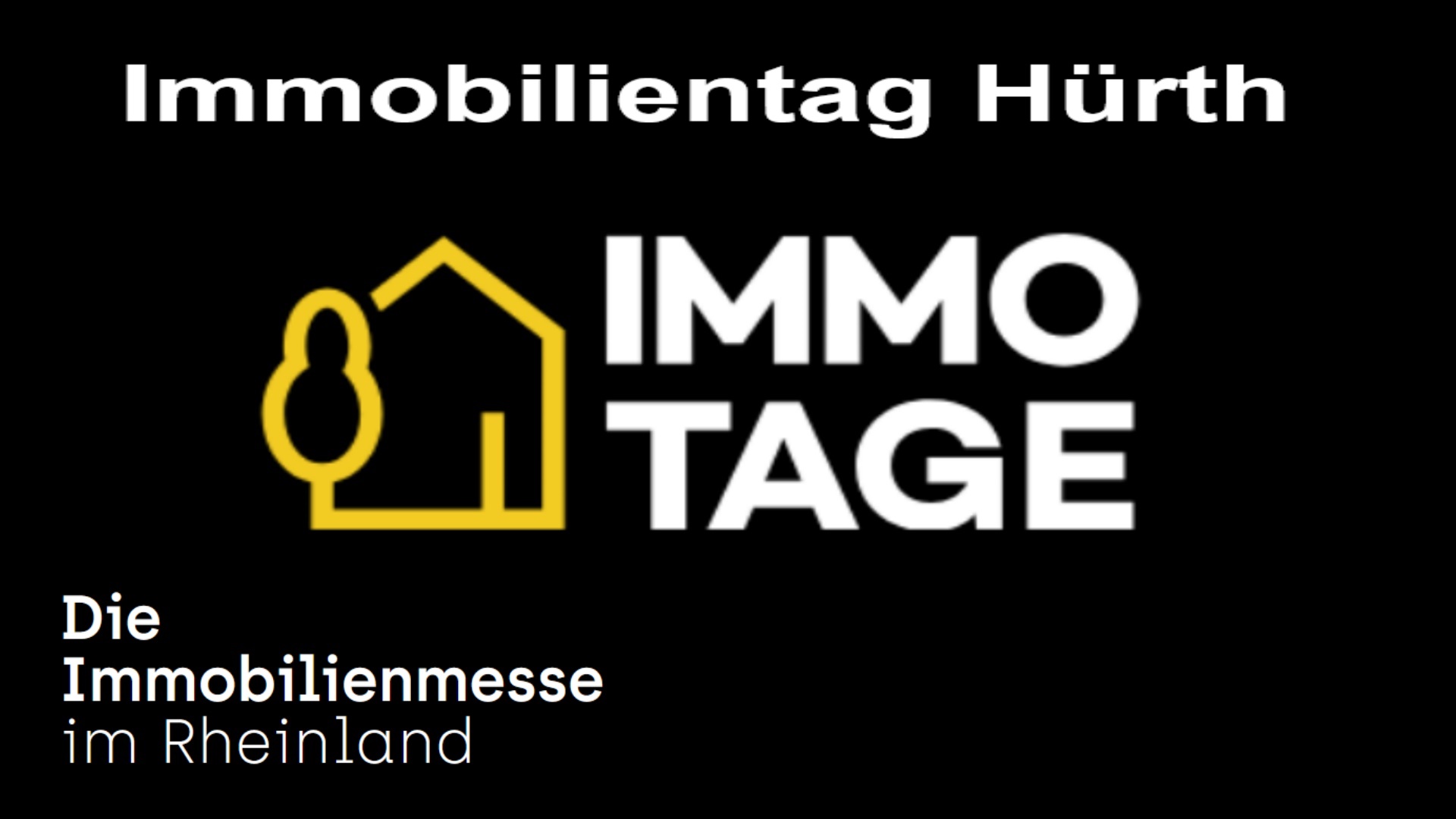Logo des Immobilientags in Hürth mit Fokus auf erneuerbare Energien und nachhaltiges Bauen