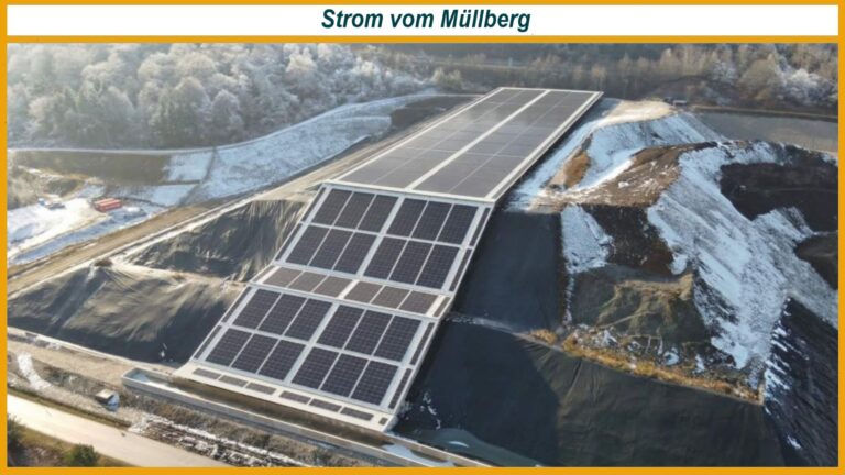 Photovoltaikanlage auf überdachter Deponie in Arnoldstein zeigt doppelte Nutzung von Flächen für erneuerbare Energie