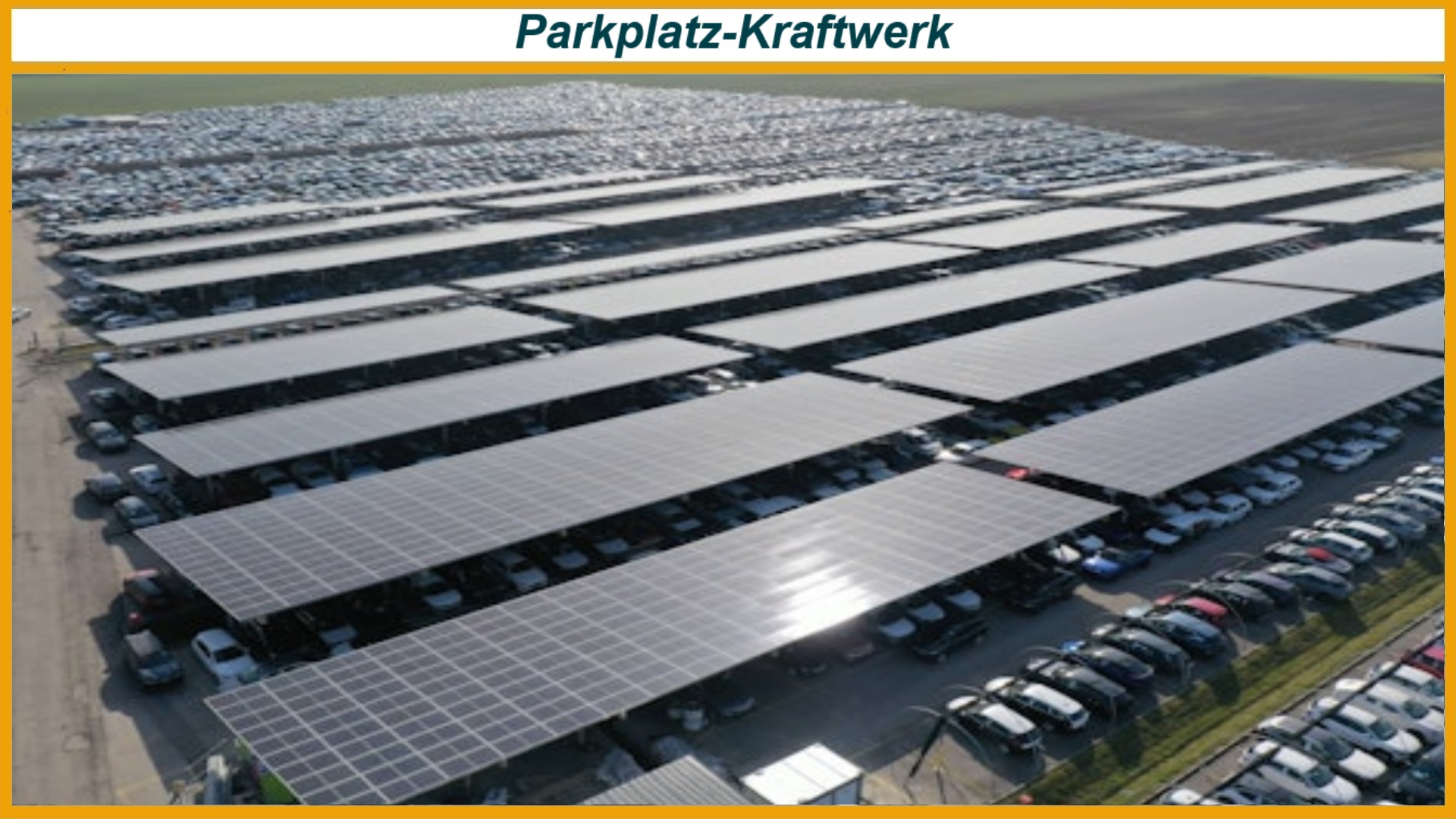 Die größte Carport-Photovoltaikanlage Österreichs entstand auf dem Betriebsgelände von Hödlmayr in Schwertberg. Die Solarmodule überdachen rund 1.900 Stellplätze und erzeugen gleichzeitig klimafreundlichen Strom.