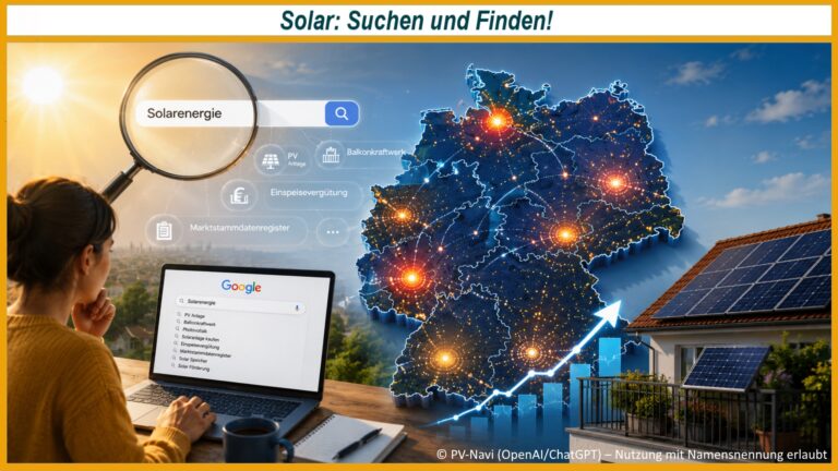 Eine aktuelle Analyse des Online-Suchverhaltens zeigt, wie groß das Interesse an Photovoltaik, Balkonkraftwerken und Solarstrom in den verschiedenen Regionen Deutschlands ist.